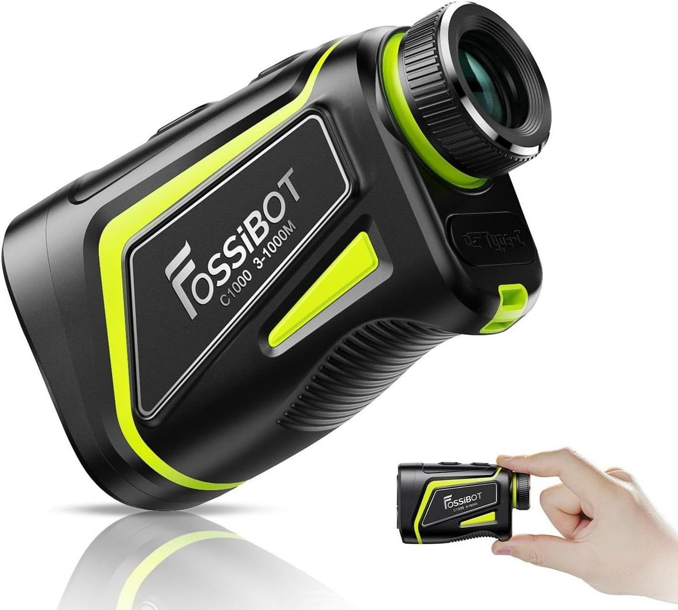 ゴルフ用レーザー距離計 赤緑色表示 OLED 1093yd対応 距離計測 充電式