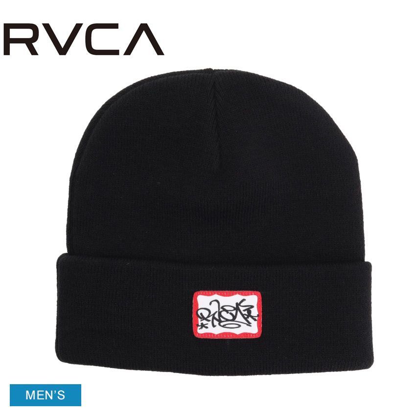 ルーカ 帽子 BD042935 メンズ BEANIE RVCA カラー:ブラック 品番：25400920