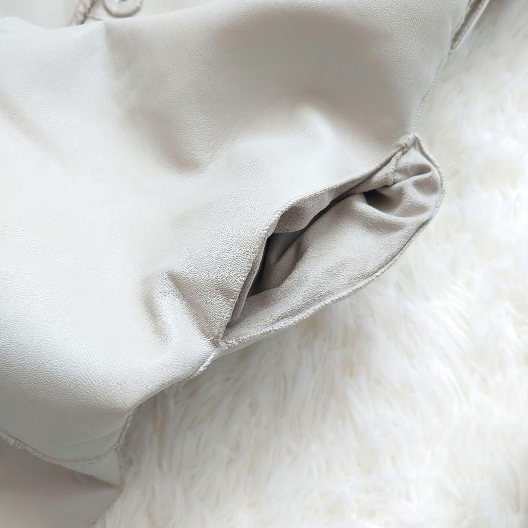 ボア フェイクレザー