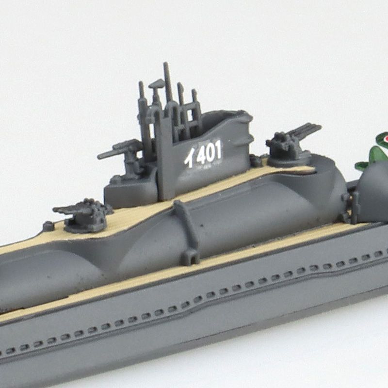 ★アオシマ★1/700ウォーターライン★イ-401★ジオラマ完成品★ 日本海軍 特型潜水艦 伊401｜株式会社 青島文化教材社