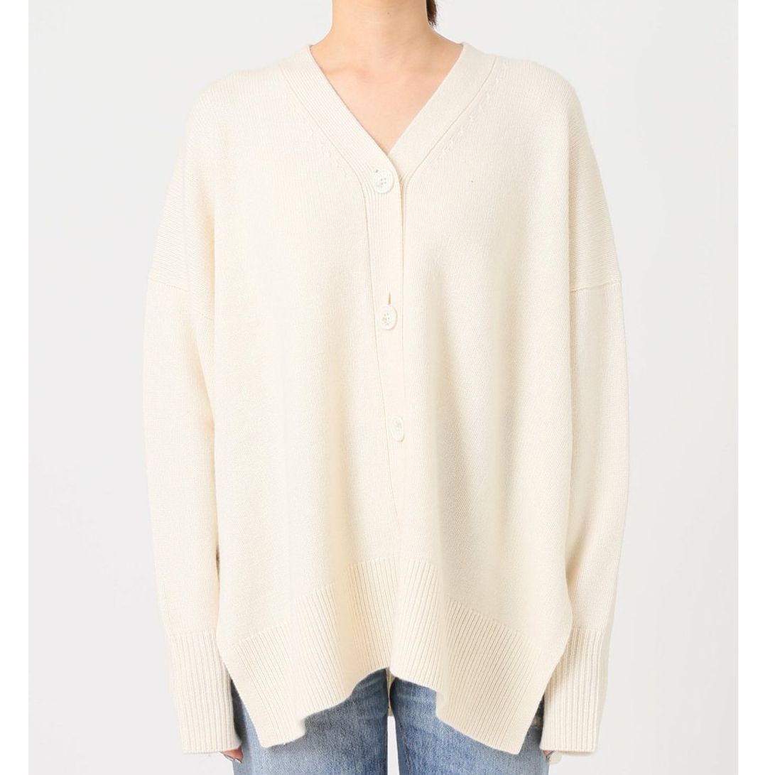 リアム R’IAM Washable WOOL カシミヤVネックカーディガン 20080922600140 アイボリー サイズ：F 楽天市場】【中古】R'IAM Washable WOOL カシミヤVネック