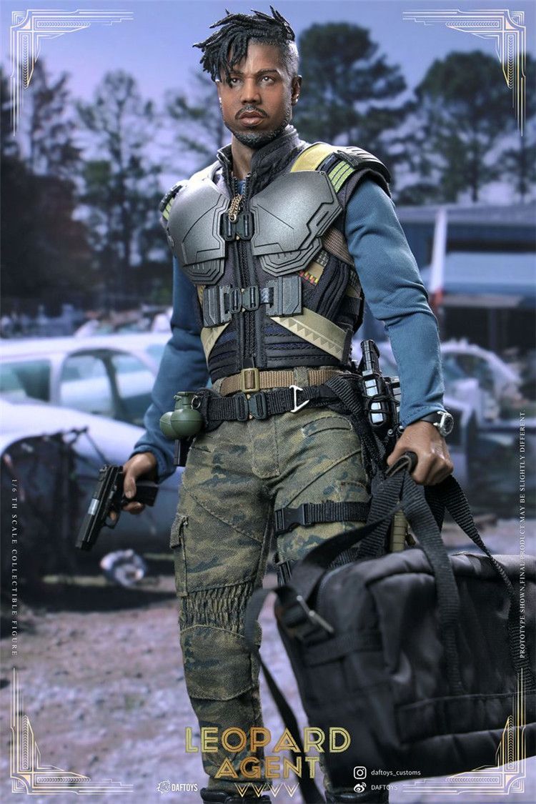 DAFTOYS 1/6 レオパードエージェント マイケル・バカリ・ジョーダン 風 DAFTOYS 1/6 レオパードエージェント マイケル・バカリ