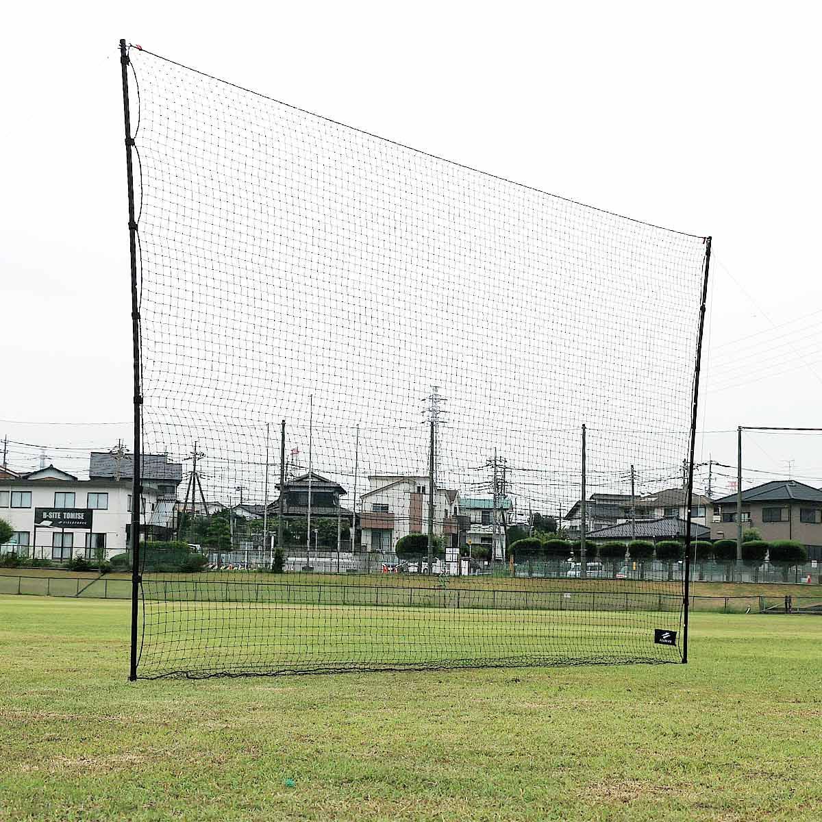 バックネット 5 m x 3 野球 防球ネット バッティングネット ピッチングネット 野球ネット 大型ネット 軽量 収納袋付き 持ち運び FBN-5030 BNB