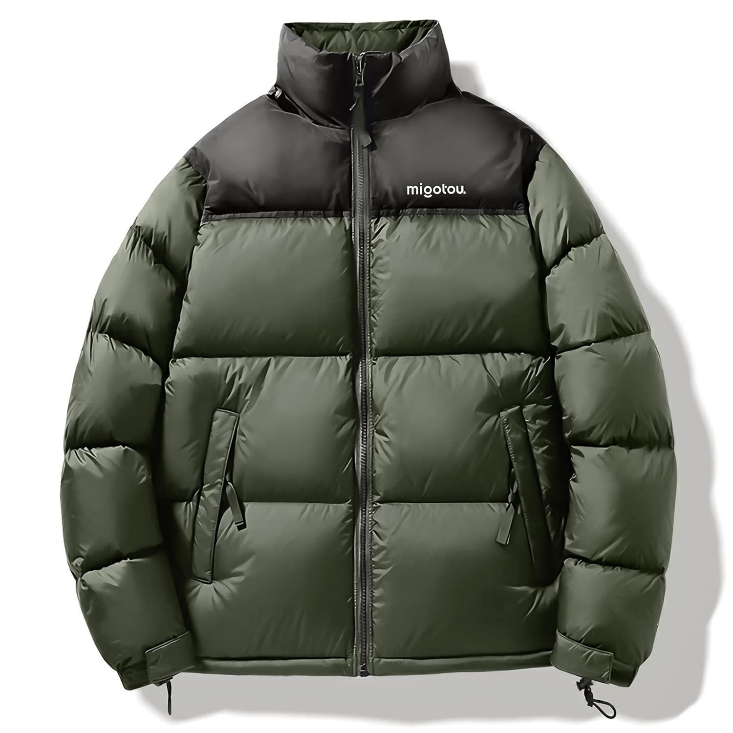 ダウンコート レーディス 冬 ジャケット ダウン 羽服 軽量 冬服 フード収納 大きいサイズ 2025冬 男女兼用 アウター 厚手 メンズ 収納ポーチ ダウンジャケット 通学通勤 MIGOTOU