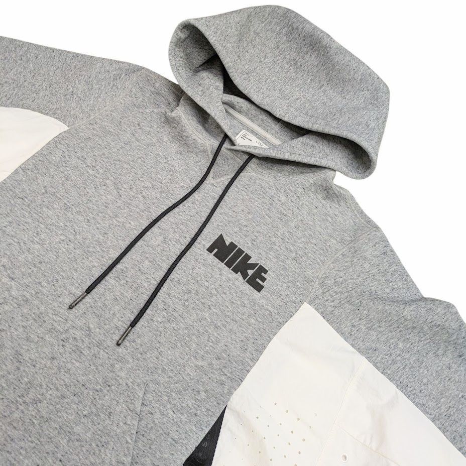 【Sacai × NIKE】 異素材ドッキング プルオーバー パーカー ★希少★ NIKE公式】ナイキ x sacai パーカー.オンラインストア (通販サイト)