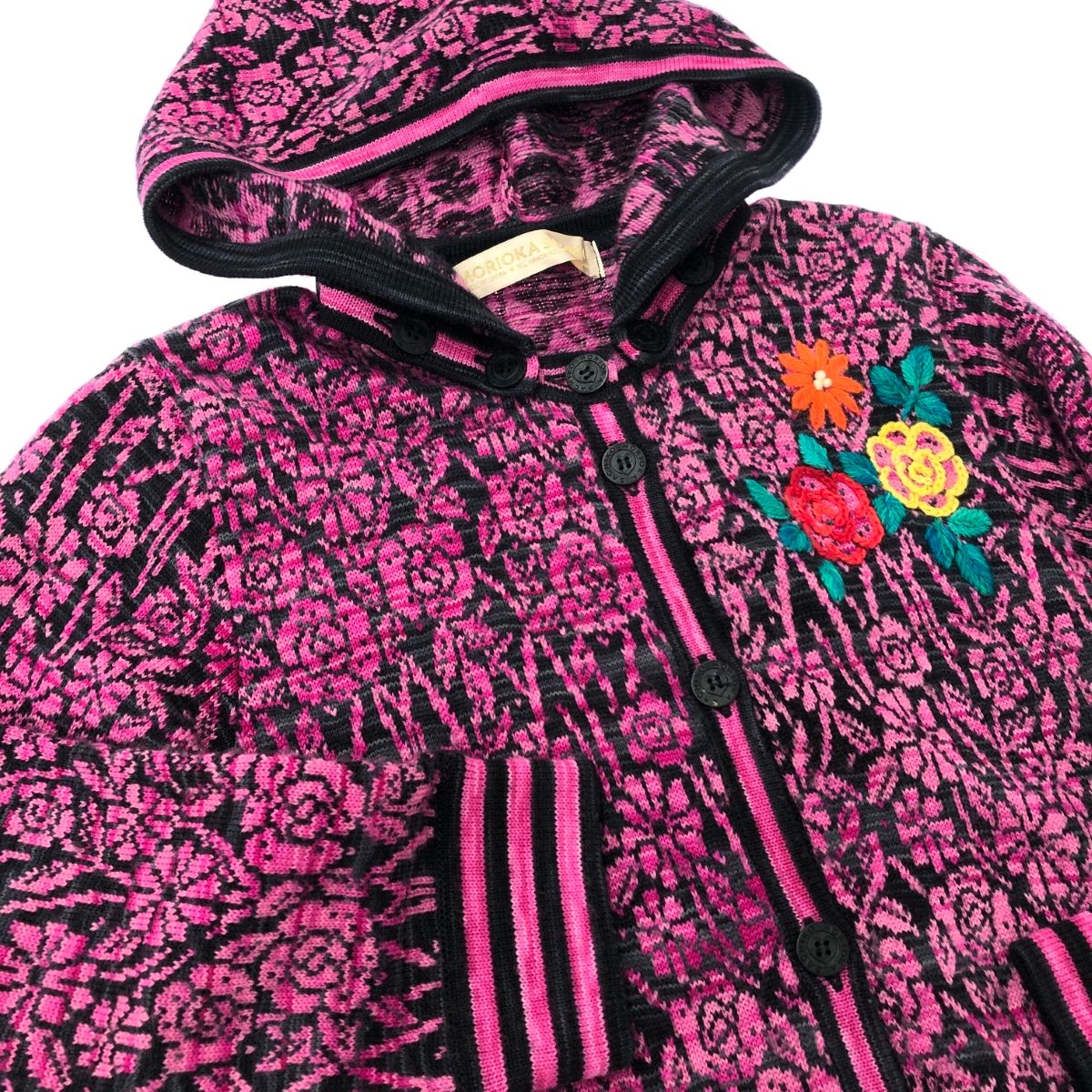 美品 MORIOKA SACHIKO モリオカサチコ コート サイズ:表記なし ピンク  