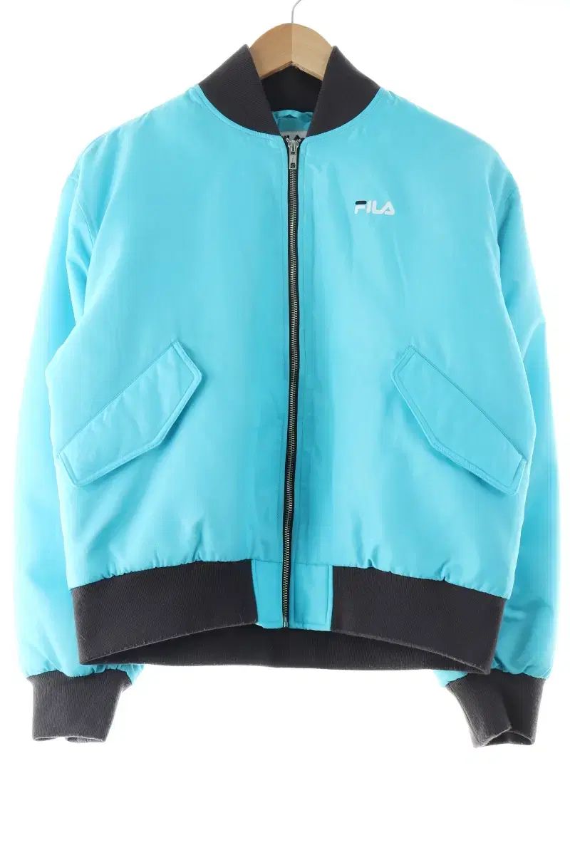 （ M ） FILA(フィラ) ダウンジャケット ジャンパージャケット 青 ブルゾン ベーシックフィット- 10FBF