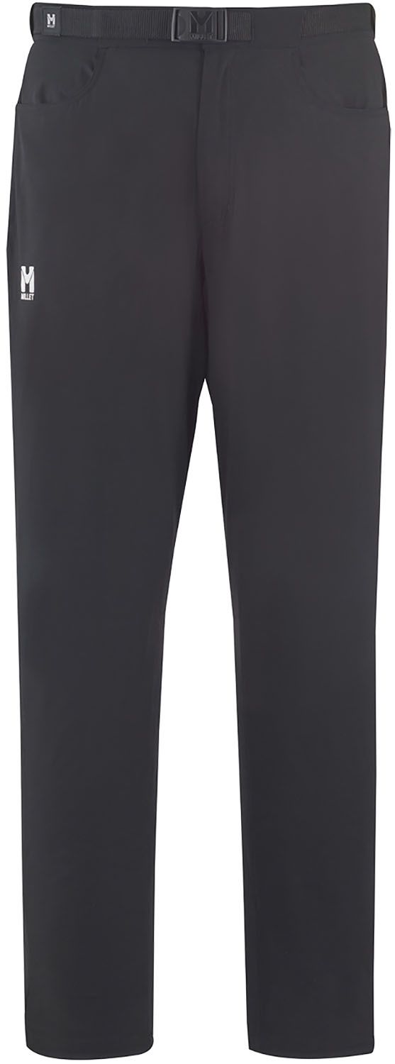 ミレー MILLET アウトドア BIONNASSAY PT M パンツ ズボン 動きやすい 撥水 軽量 ソフトシェル ストレートシルエット 耐久性 ストレッチ 背面ゴム ベルト付きウエスト MIV03197 N0247 BLACK-NOIR