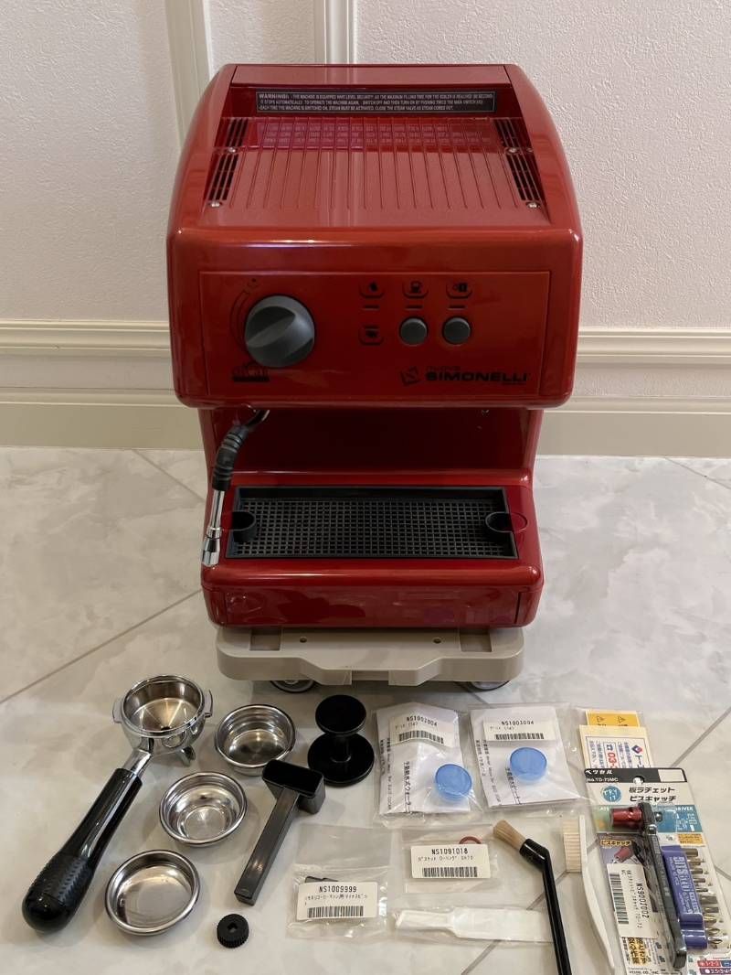 SIMONELLI シモネリ オスカー エスプレッソマシン レッド