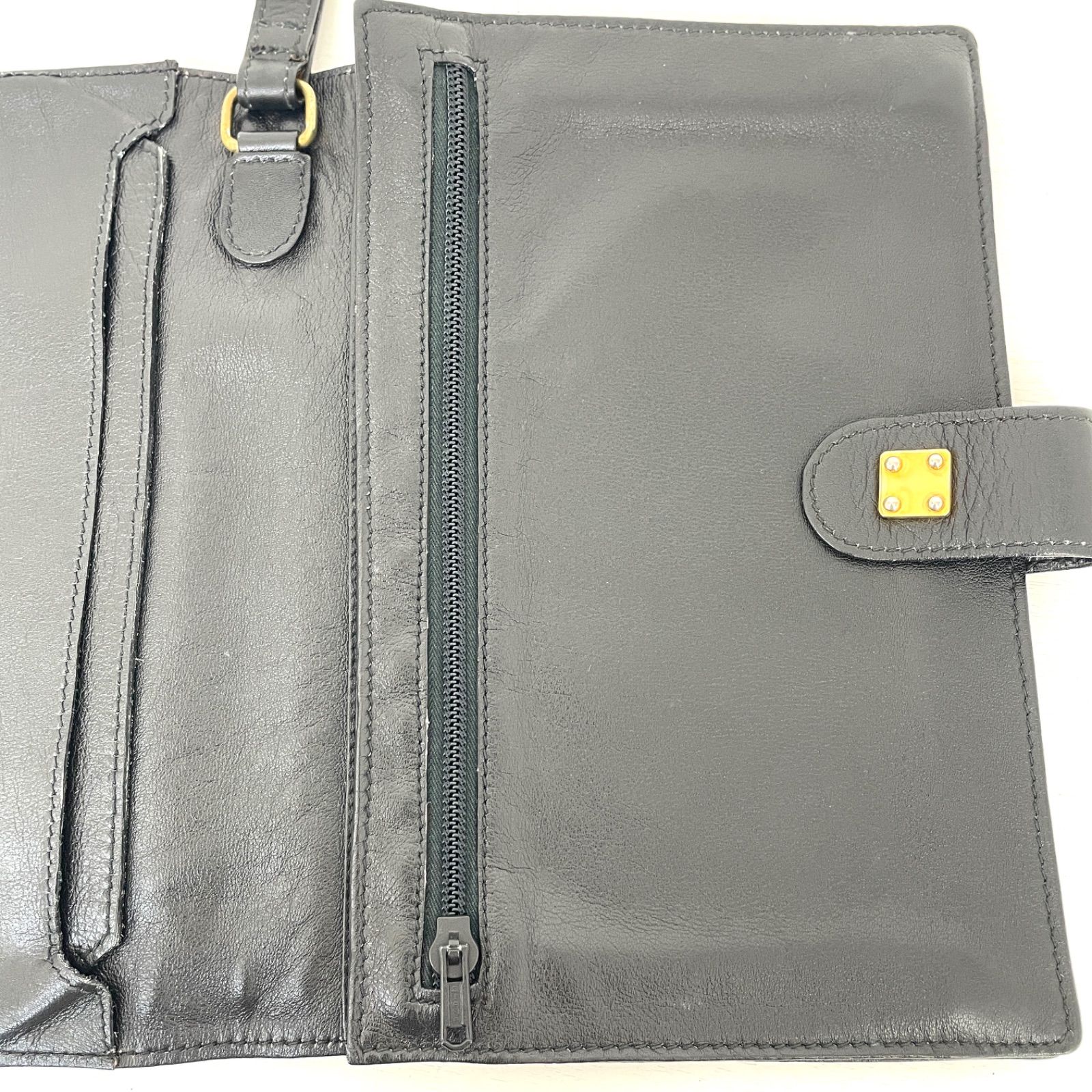 アナグラムクラッチバッグ レザー