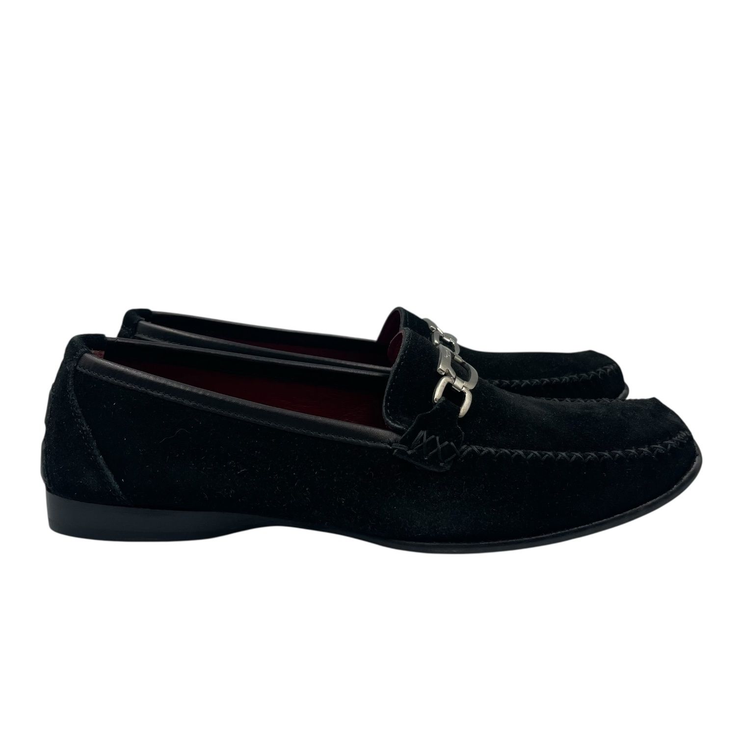 未使用品 Salvatore Ferragamo フェラガモ ローファー スウェード 