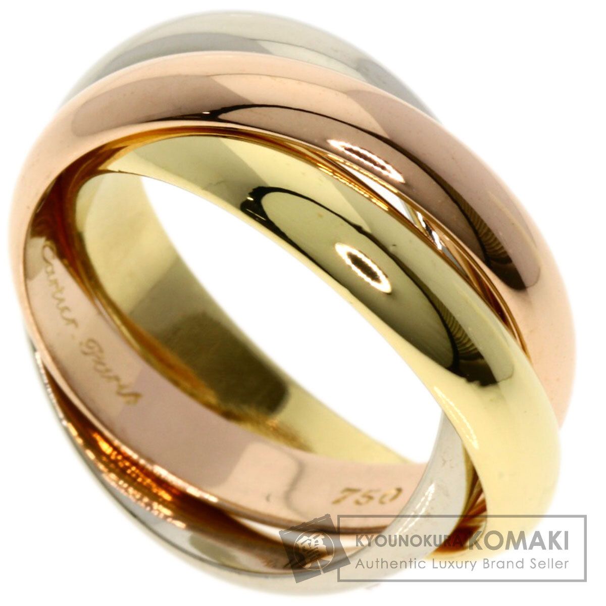 カルティエ　トリニティリング　RVX988 54(14号) カルティエトリニティリング #54 レディース リング・指輪 14号