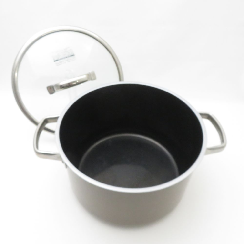 難有 WMF ヴェーエムエフ Fusion TEC フュージョンテック 両手鍋 1点 料理 調理 SY13344Z