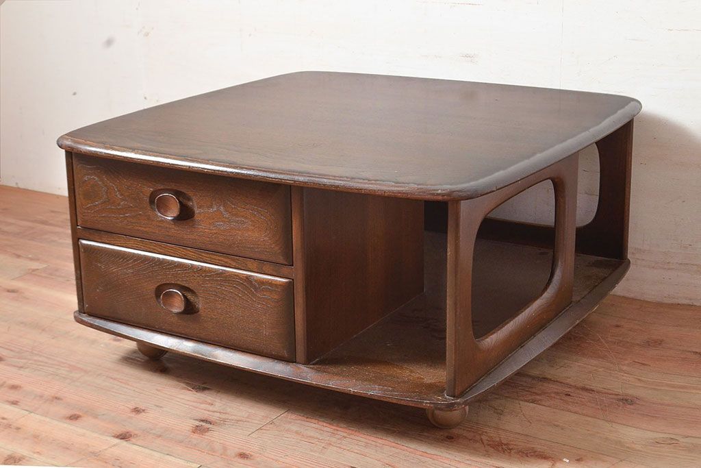 アーコールercol スクエアセンターテーブル