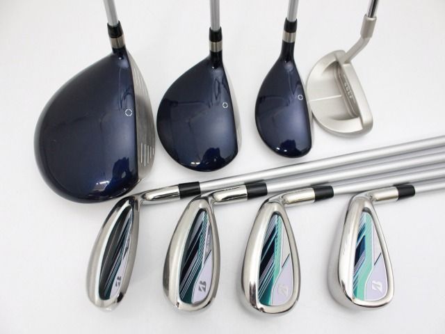 中古】 ブリヂストン BG-100L レディース 8本セット ネイビー 専用