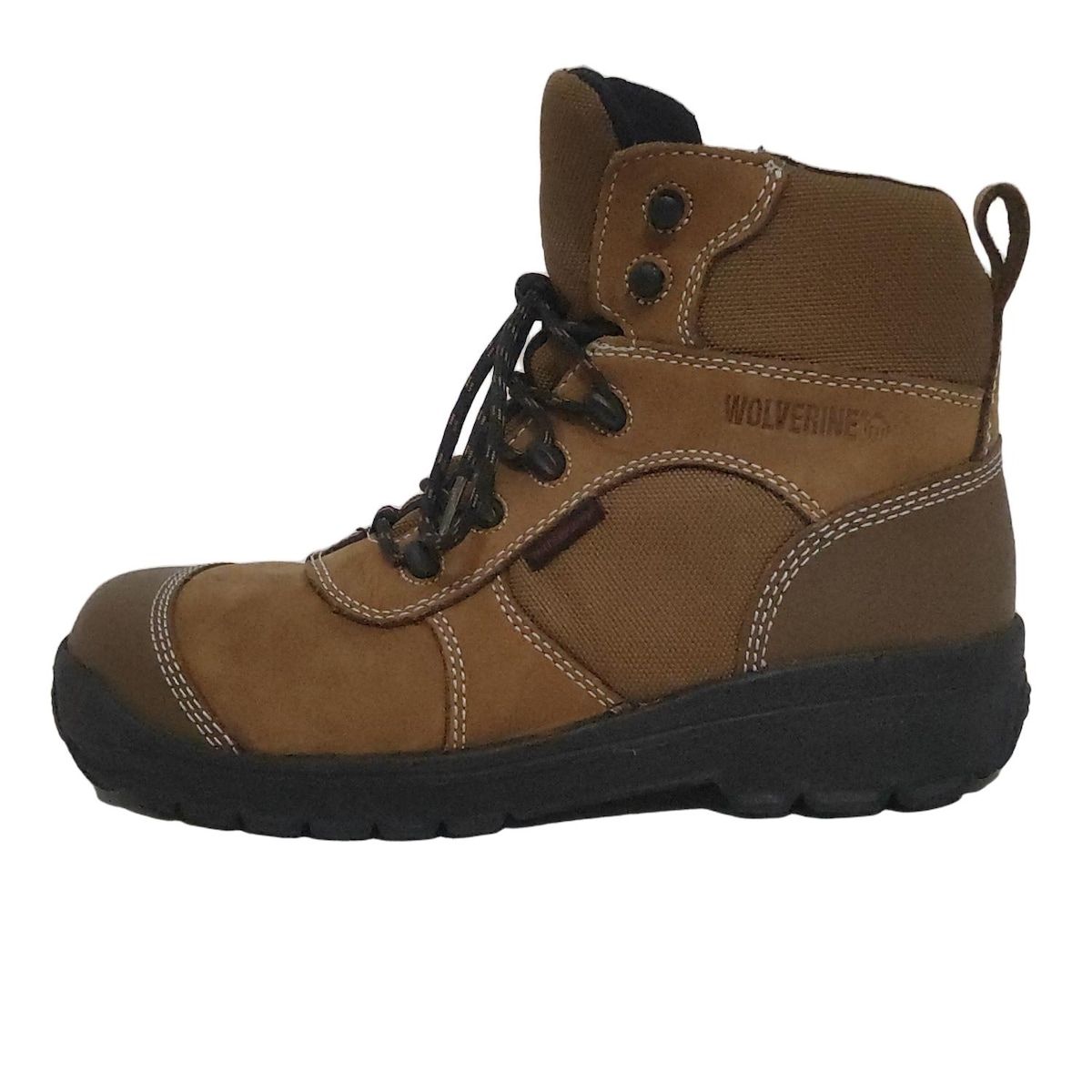 WOLVERINE ウルヴァリン ショートブーツ メンズ - ブラウン×黒 レザー