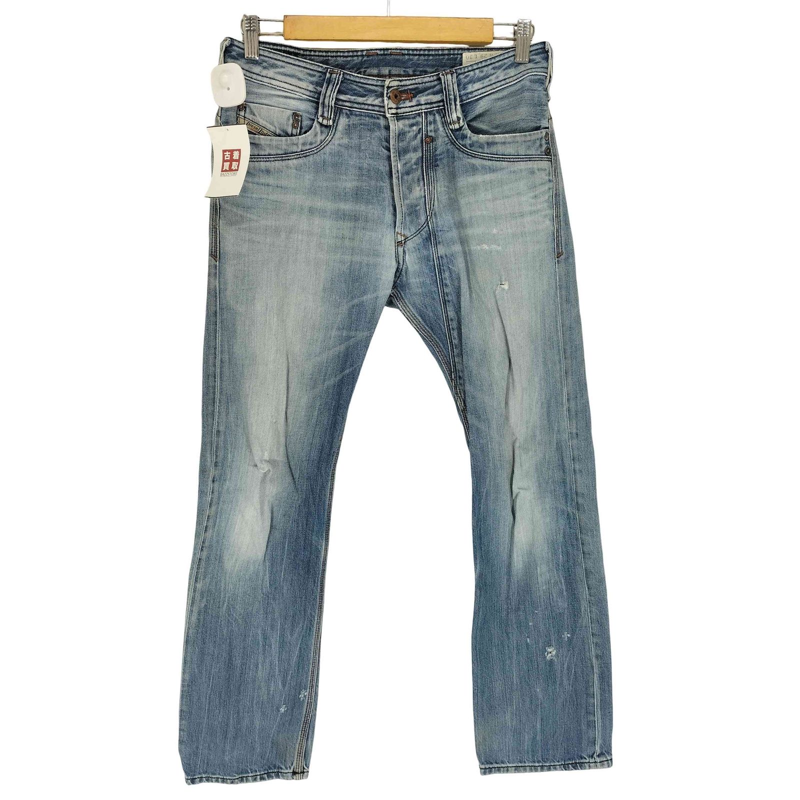 ディーゼル DIESEL TIMMEN ダメージ加工ボタンフライデニムパンツ メンズ  W29 L30