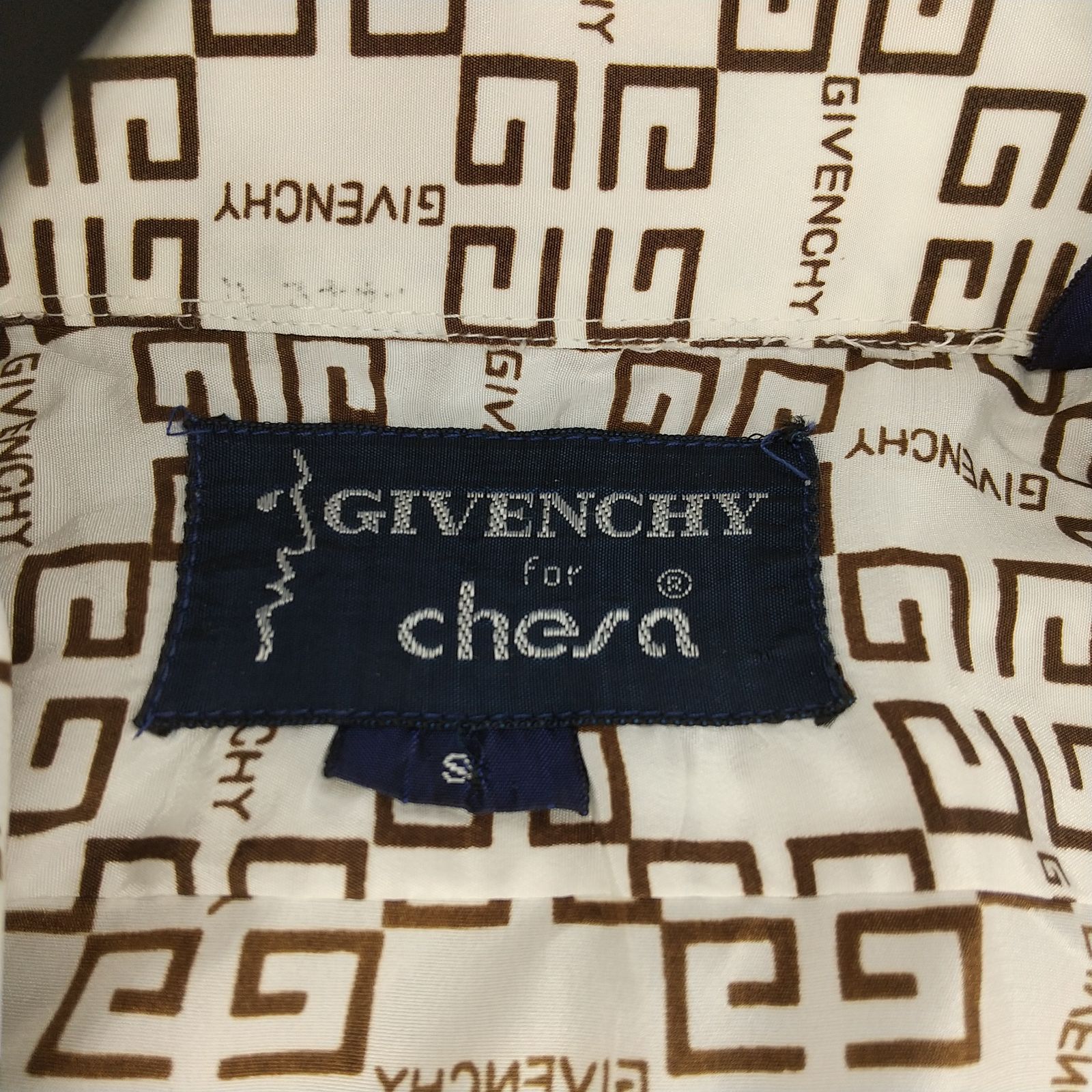 GIVENCHY for chesa 70'sヴィンテージ 長袖シャツ 4Gロゴ - メルカリ