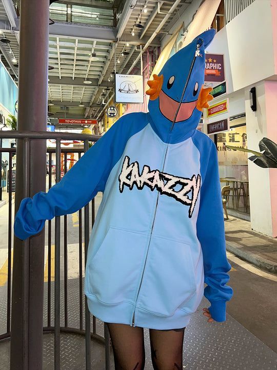 WCS2023yokohamaポケモンキャラクターフルジップパーカー ポケモン WCS2023 世界大会 横浜 YOKOHAMA スタッフパーカー