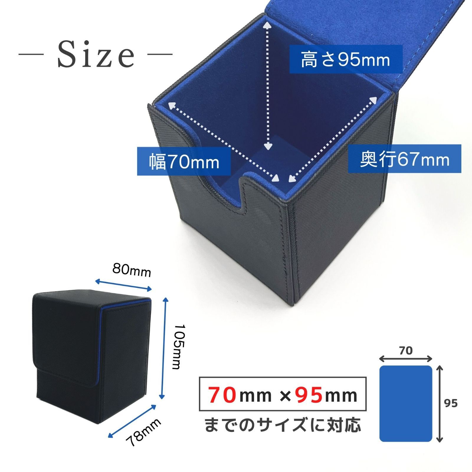 SPICA 4色から選べる デッキケース 2個セット トレカ 220枚収納 レザー