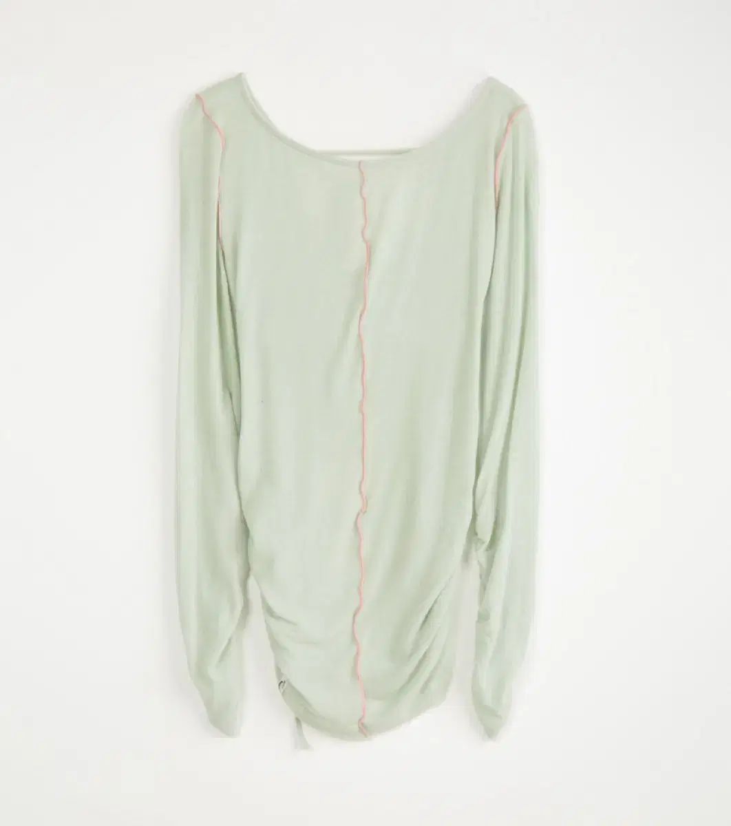 黙ってた mused tied jersey top