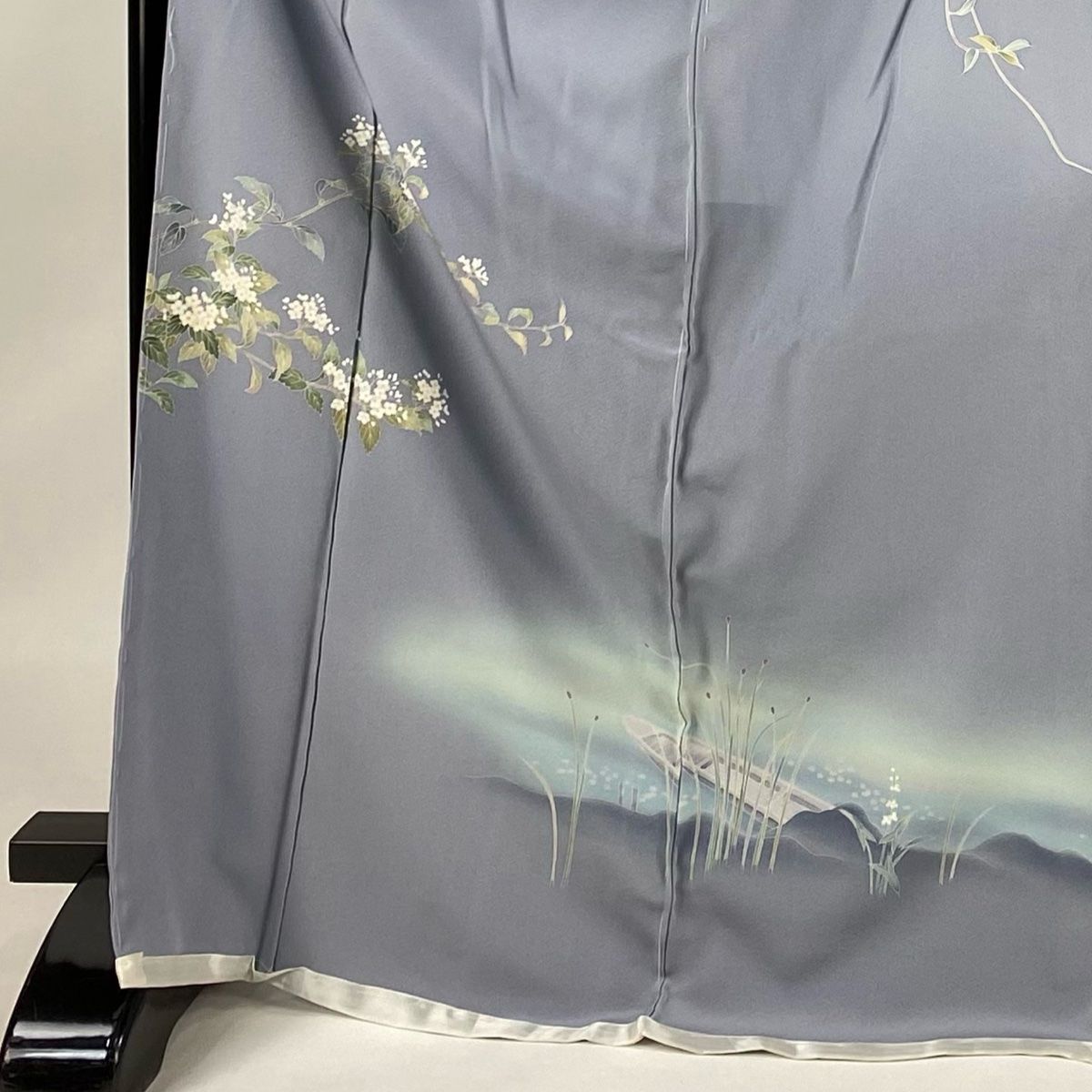 訪問着 身丈177.5cm 裄丈67cm 未仕立て 仮絵羽 岡村蒼風 落款