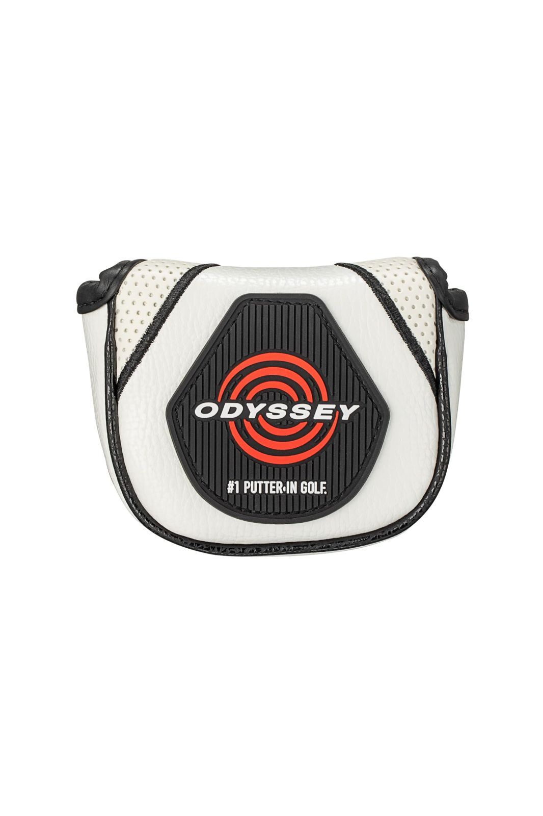 ホワイト オデッセイ(ODYSSEY) パター ヘッドカバー AUTHENTIC MALLET S WHT 24 (マレットタイプ) ホワイト メンズ
