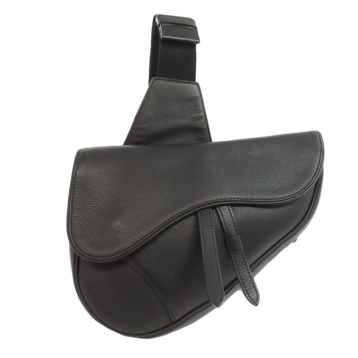 CHRISTIAN DIOR クリスチャンディオール サドル ボディバッグ カーフ レディース