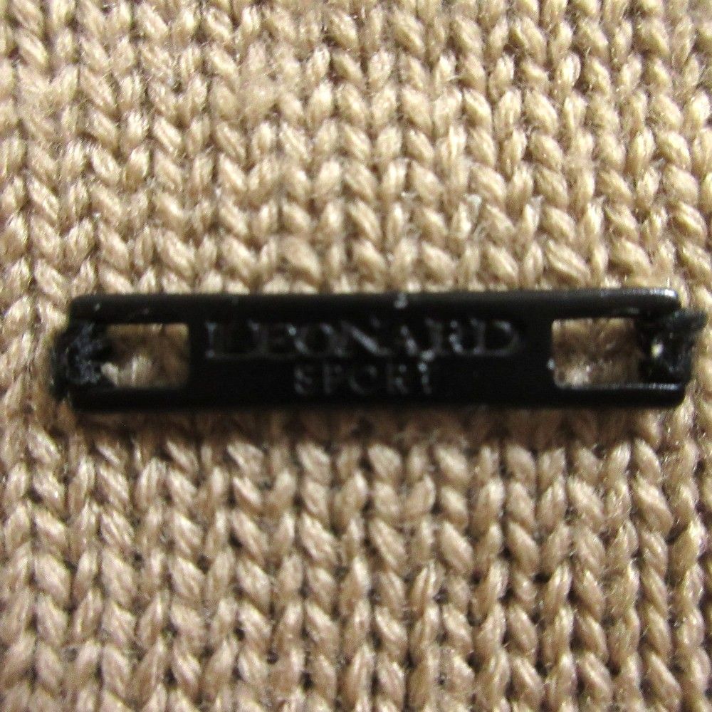 レオナール長袖カーディガン LEONARD - 美品 LEONARD レオナール 長袖 フラワー刺繍 ニット
