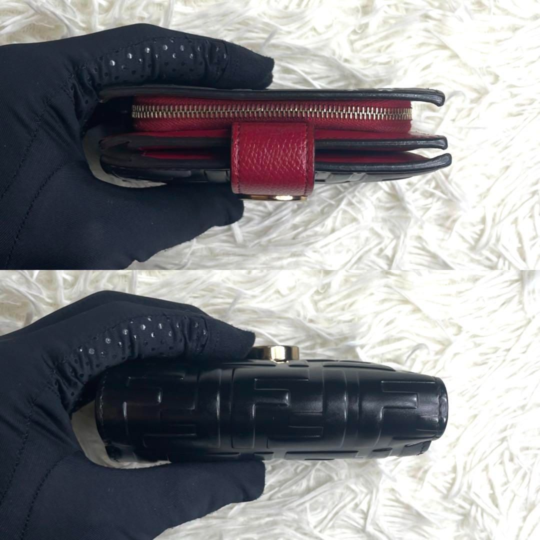 FENDI - ⋟希少品⋞ / フェンディ バイカラーエンボスズッカウォレット 8M0386の通販｜ラクマ