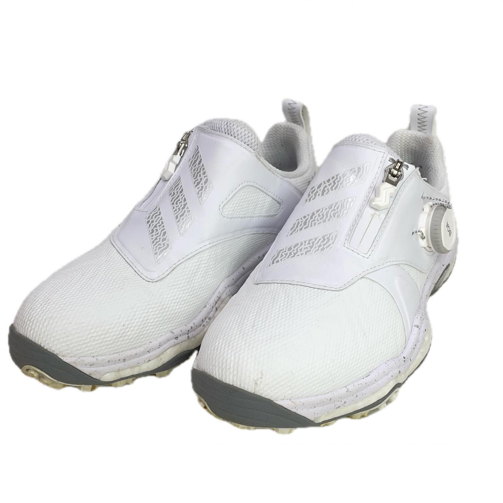 アディダスゴルフ adidas GOLF ゴルフシューズ 22cm ホワイト コードカオス 25 ボア スパイクレス 防水 IE3447