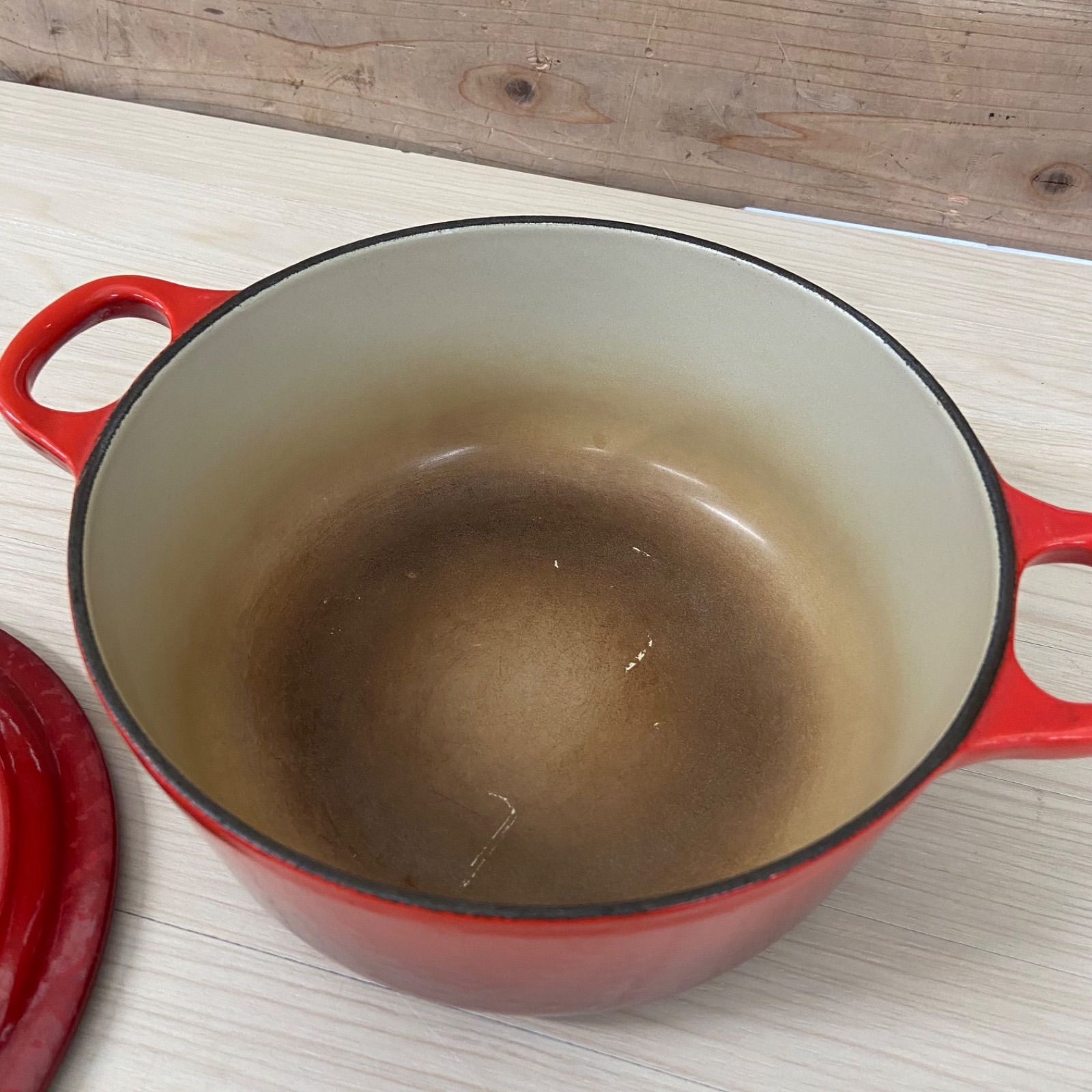 LE CREUSET ル・クルーゼ ココット・ビス ロンド 20cm チェリー