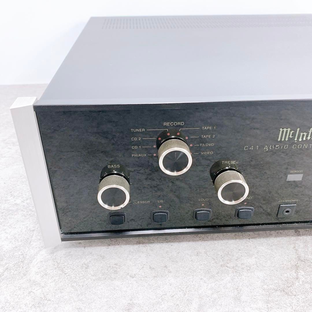 【現状品】McIntosh マッキントッシュ　 プリアンプ　C41 現状品】McIntosh マッキントッシュ プリアンプ C41 - メルカリ