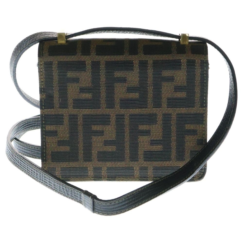 FENDI (フェンディ) ズッカ柄 ショルダーバッグ ミニバッグ