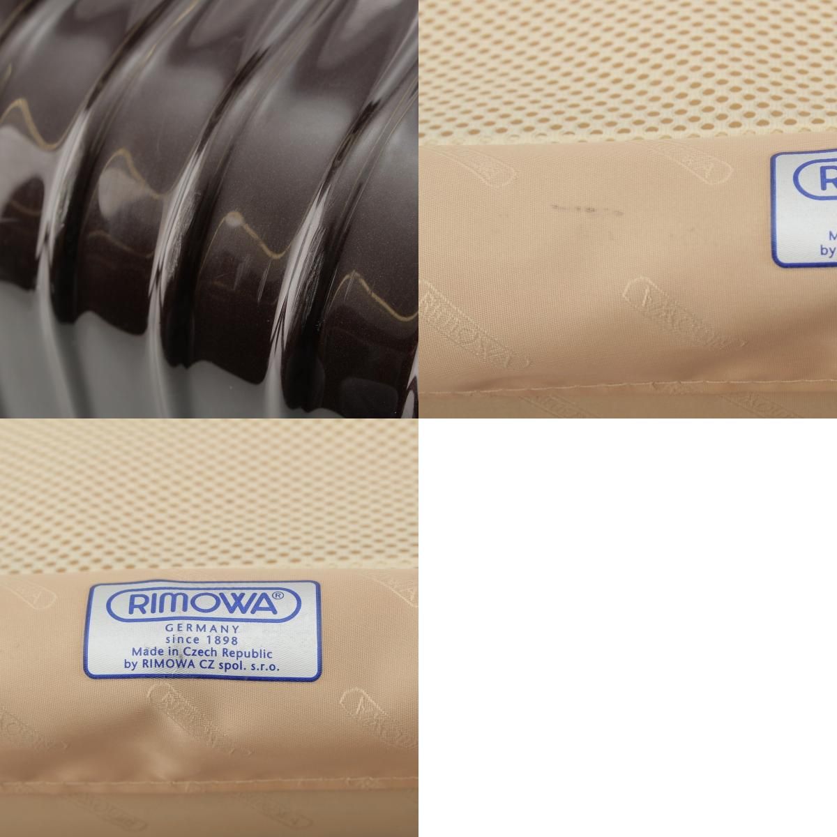 リモワ サルサ 2輪 スーツケース キャリーバッグ 旅行鞄 852.52 ブラウン DECORATOM_COM_BR