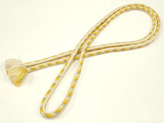 平和屋着物 上 有職組紐道明 帯締め 奈良組 丸胡蝶 金糸 宮内庁御用 国立博物館御用 東京芸術大学御用 AABA9881ay