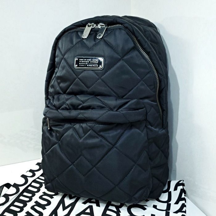 ポピーブラックキルティングリュック・バックパック ブラック キルティング リュック ポピーブラックキルティングリュック