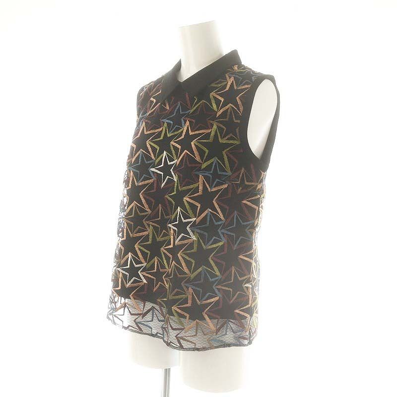 ダイアグラム グレースコンチネンタル Diagram GRACE CONTINENTAL ワンピース ノースリーブ ミニ ラウンドネック 柄 36 白 /AA レディース Diagram グレースコンチネンタル Diagram（ダイアグラム） WOMEN