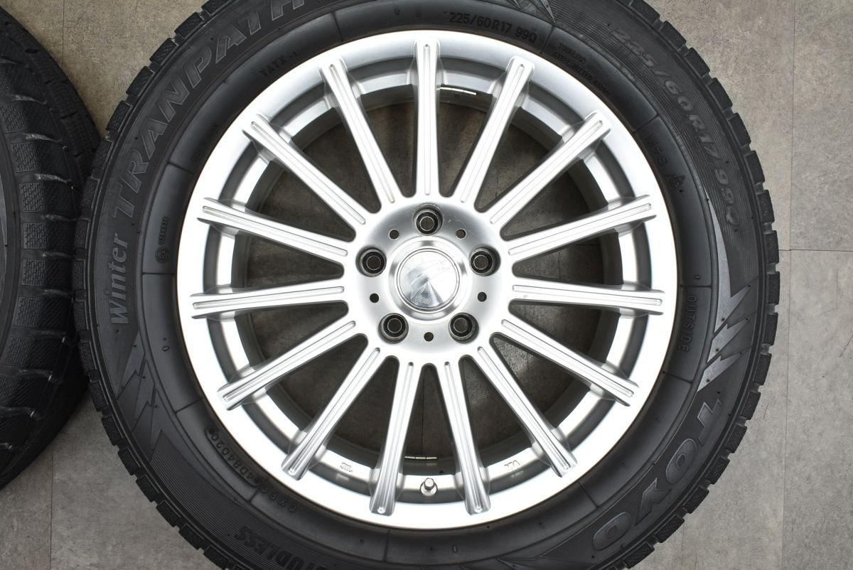 【アルファード ヴェルファイアに】BEO LUNA 17in 7J +35 PCD114.3 トーヨー ウィンタートランパス TX 225/60R17 デリカD:5 エリシオン