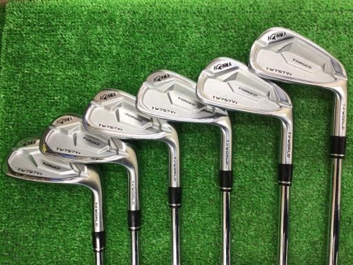 本間ゴルフ TOUR WORLD TW757Vx 6S アイアンセット IR 純正特注シャフト フレックスS メンズ 男性用 右利き 右用 Cランク ゴルフクラブ