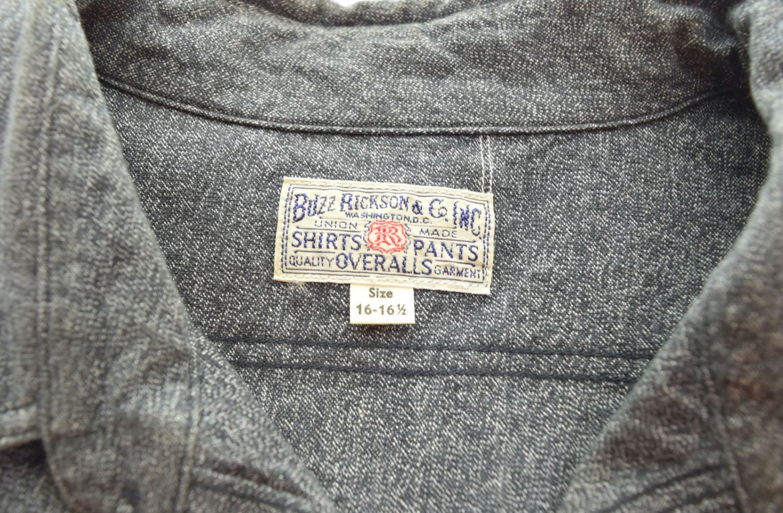 Buzz Rickson’s◆長袖シャツ/--/コットン/IDG/13-11-1253-086// Buzz Rickson's(バズリクソンズ) / 長袖シャツ/--/コットン/IDG