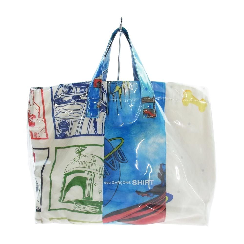 コムデギャルソンシャツ PVC TOTE DED SHEETS トートバッグ COMME des GARCONS コムデギャルソン トートバッグ 18AW W26611