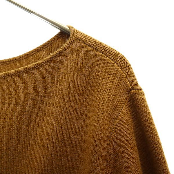 ミラオーウェン 長袖 ボートネック セーター F ブラウン Mila Owen ニット レディース 古着 中古 Mila Owen - ミラオーウェン 長袖 ボートネック セーター F
