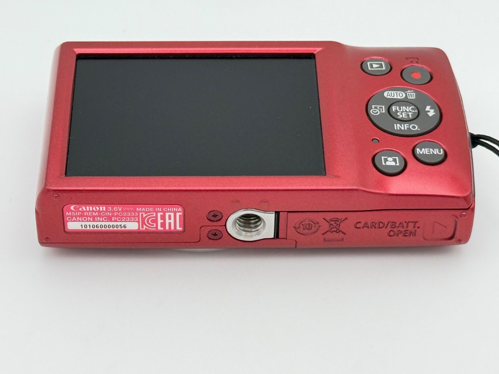 【ジャンク】キャノン Canon IXY 200 レッド デジタルカメラ ジャンク】キャノン Canon IXY 200 レッド デジタルカメラ