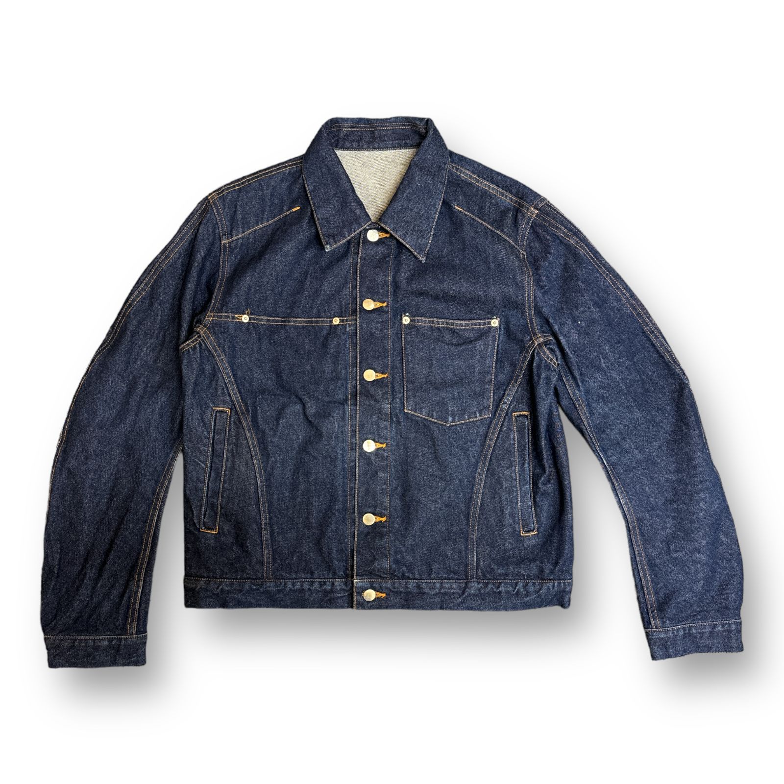 定価44000円 NVRFRGT 23SS DENIM 3D TRUCKER JACKET デニム 3D 
