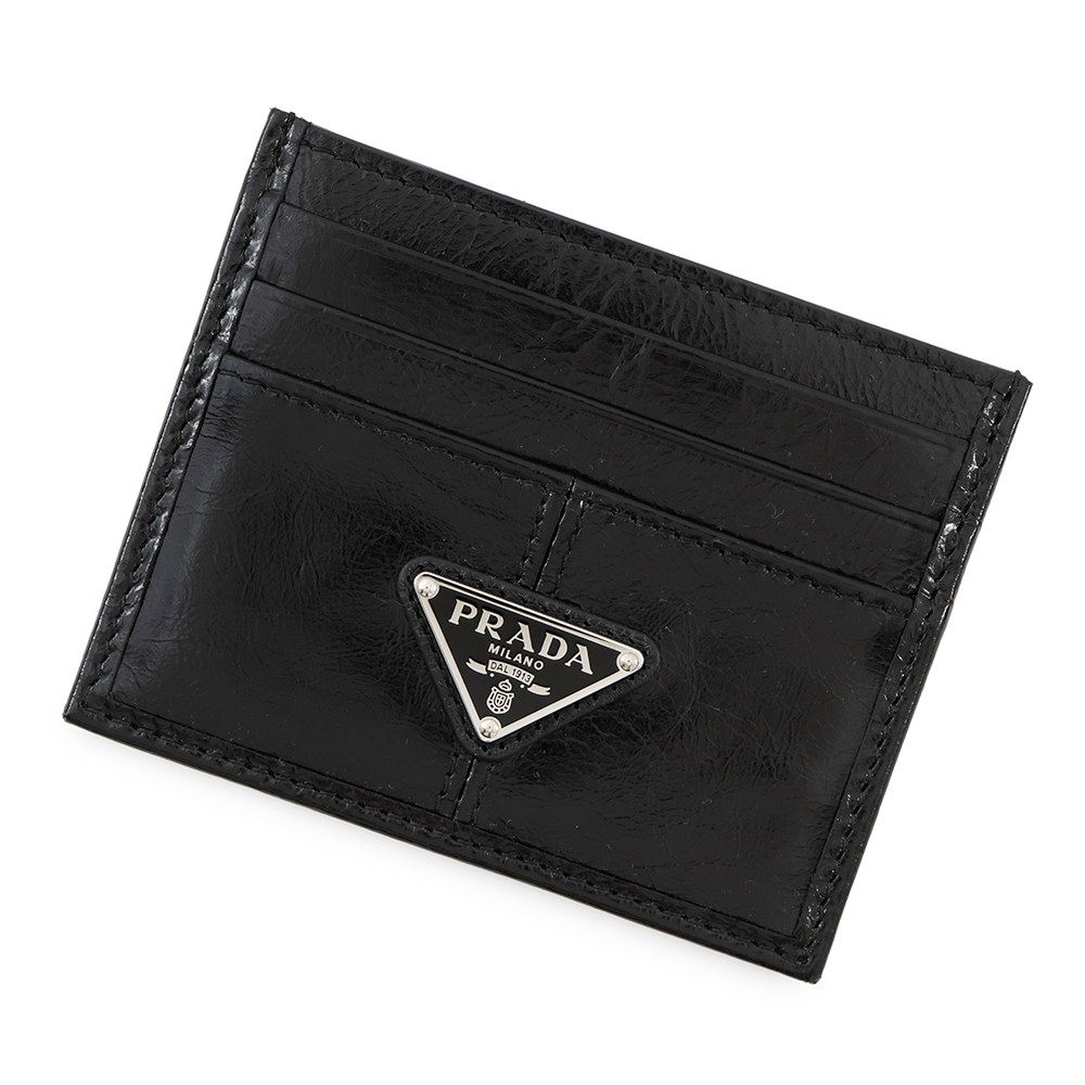 プラダ カードケース ソフトルックスレザー 2MC025 PRADA 財布 黒