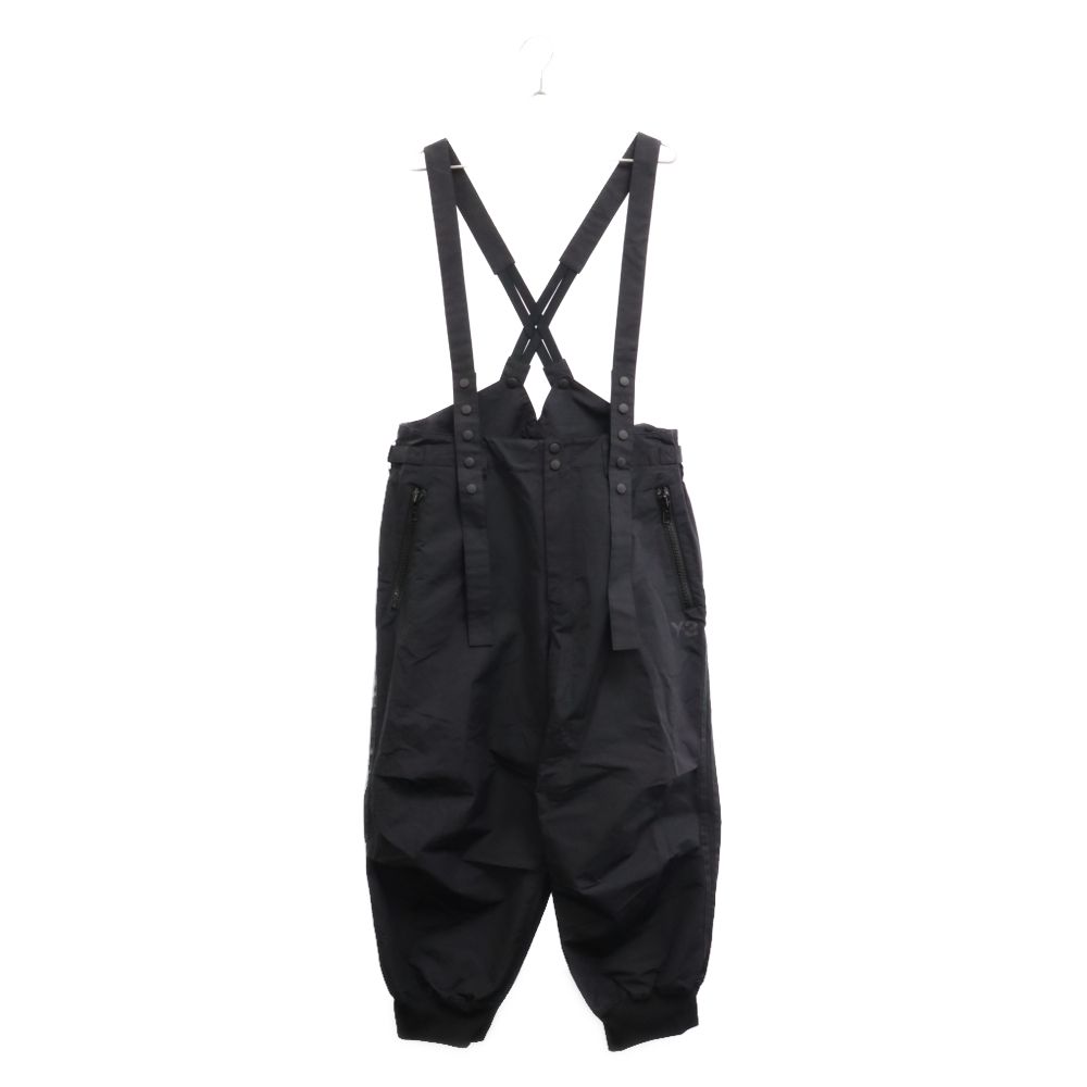 Y-3 (ワイスリー) M NYLON SUSPENDER PANTS ナイロンサスペンダーパンツ ブラック FJ0396