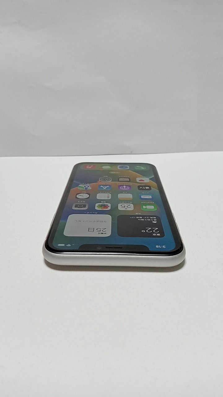 動作確認済！ iPhoneXR A2106 64GB ドコモ回線 本体 ホワイト サブ機