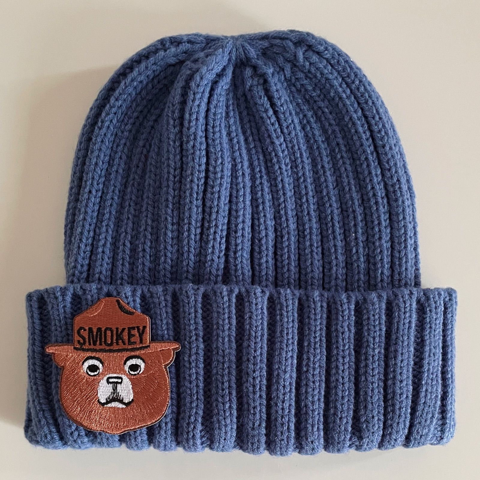 USA限定】スモーキーベア 刺繍ワッペン◇全面刺繍◇キャンプ