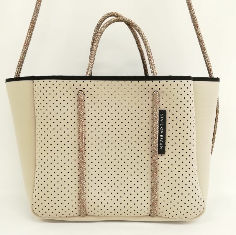 ステイトオブエスケープ STATE OF ESCAPE PETITE ESCAPE TOTE BAG プチエスケープ トートバッグ ショルダーバッグ  美品 サンドベージュ系 - メルカリ